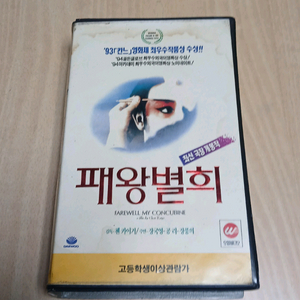 첸 카이거 감독 장국영 공리 패왕별희 비디오 테이프 이미지
