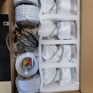 camplus. 500만화소 cctv카메라 4대 케이블세트