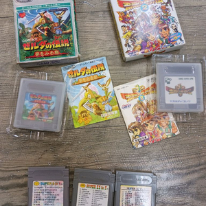 게임보이 젤다의전설 꿈꾸는섬 외 게임 모음