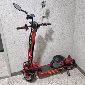 위페드 폴드2 전동킥보드 레드컬러