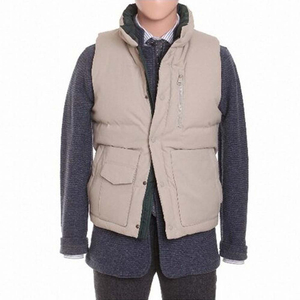 지오지아 ANDZ 베이지 덕다운 베스트 조끼 BLU4VP1002BE(95)