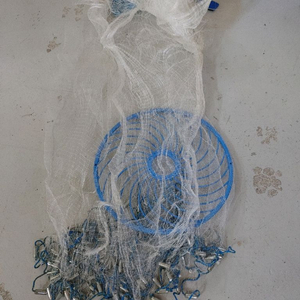 자동 투망 360 원반형 원형투망 새제품