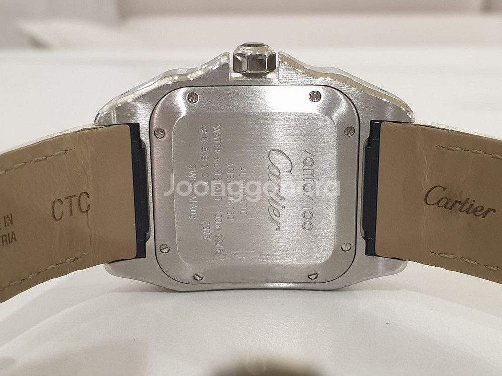 까르띠에 산토스 100주년 미디움 콤비 2878--8