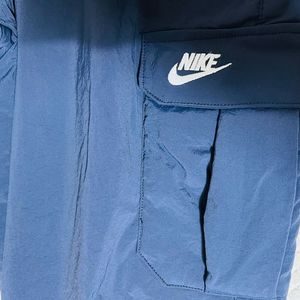 나이키 남성용 기모 카고 바지 네이비 36