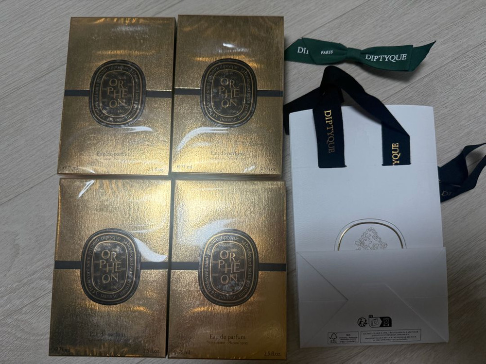 딥티크 오르페옹 홀리데이 한정판 75ml 미개봉 새상품+쇼핑백+리본--1