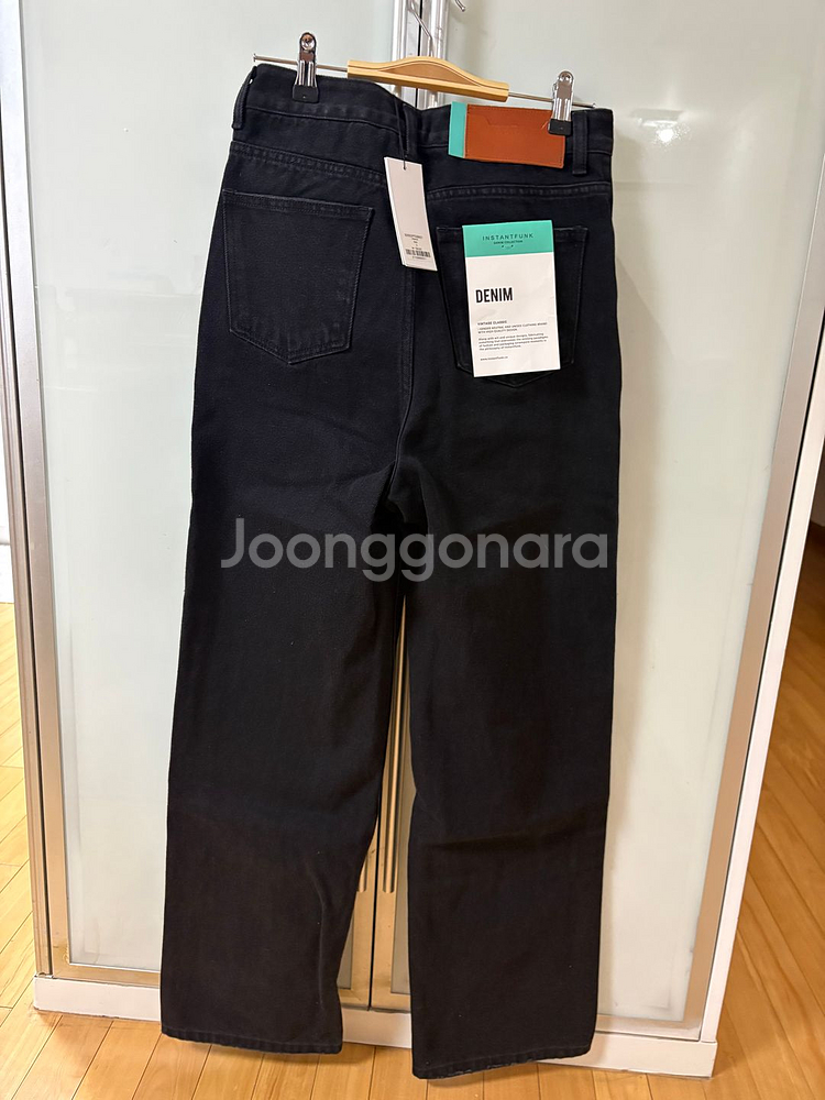 [인스턴트펑트] Wide 03 데님 팬츠 블랙 / s 사이즈 / 새상품--1