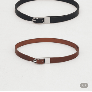 [모한] TFR 시그니쳐 레더 밸트 / 블랙 / 새상품