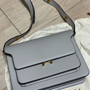 마르니 트렁크백 미듐 라이트그레이(펠리컨) 카프스킨