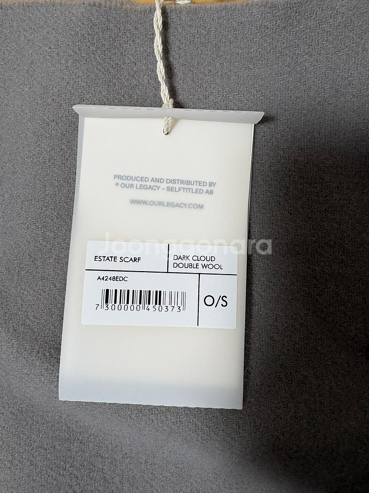 [아워레거시] 에스테이트 스카프 (다크클라우드) / 머플러 / 새상품--2