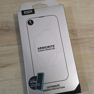 ESR 아이폰 14 프로 가이드 아머라이트 강화유리 액정보호필름
