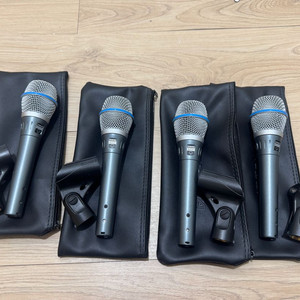 슈어 shure beta87a 다이나믹 마이크 4개 세트 이미지