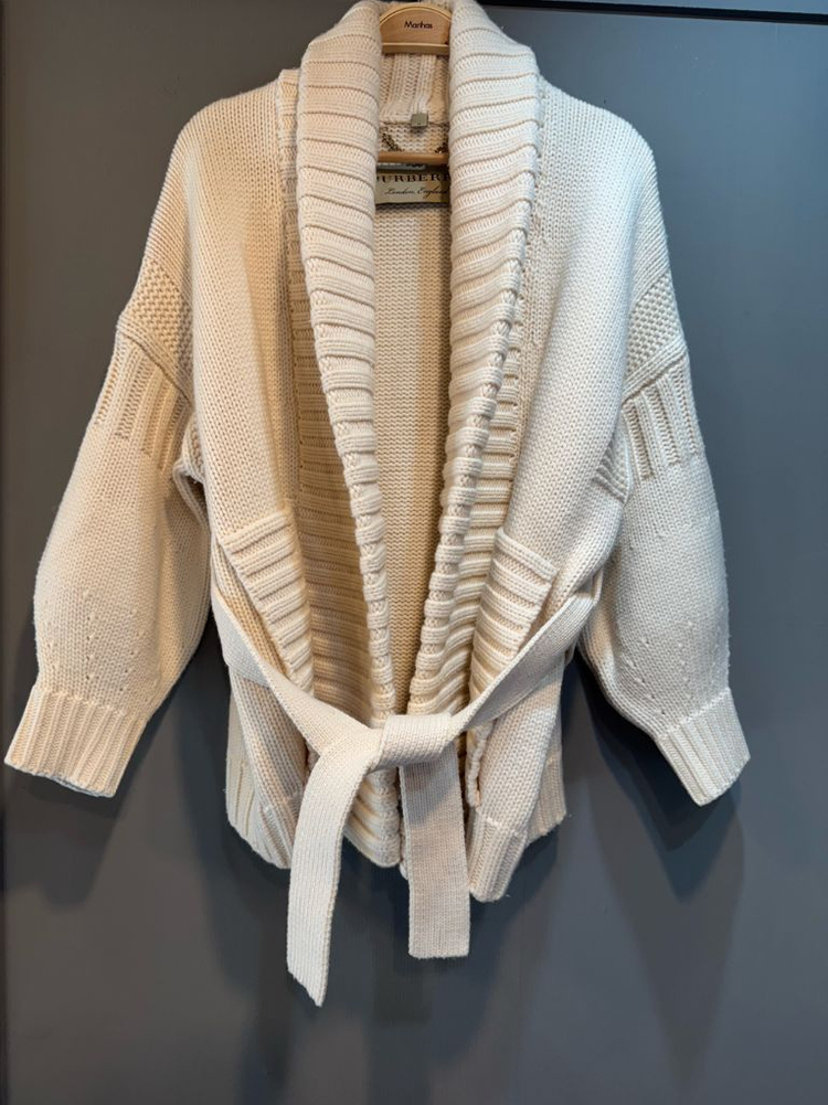 버버리 니트 가디건--1