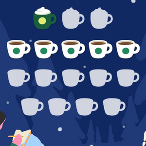 스타벅스 프리퀀시 미션 1개 삽니다