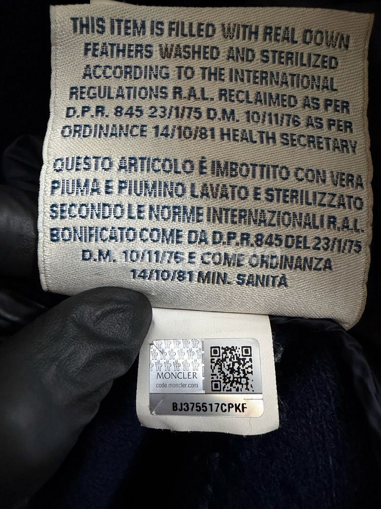 몽클레어 정품 캐시미어 니트패딩 M--8