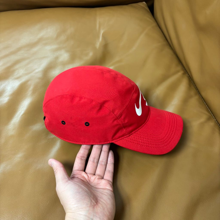 나이키 언더커버 NRG AW84 러닝캡 캠프캡 모자 레드--3