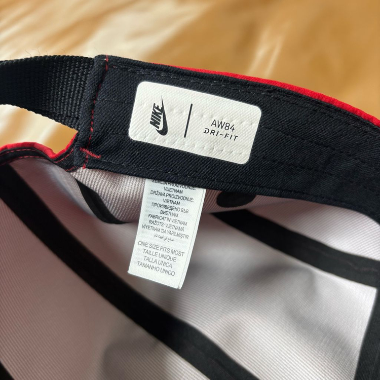 나이키 언더커버 NRG AW84 러닝캡 캠프캡 모자 레드--7