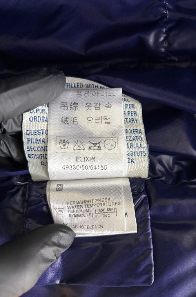 몽클레어 정품 엘릭서 금장 패딩--7