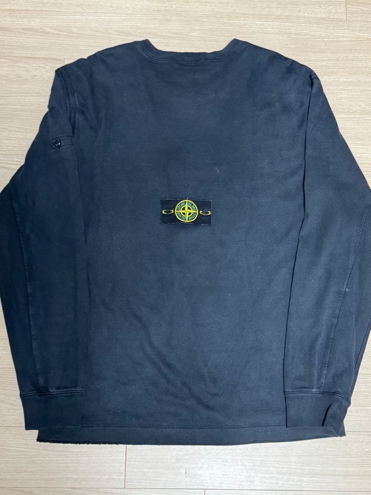 [L]스톤아일랜드 블랙 롱슬리브 맨투맨--4