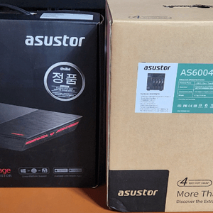 아수스토어 ASUSTOR FS6712X+FS6004U M.2 12베이 NAS HDD 4베이 유닛