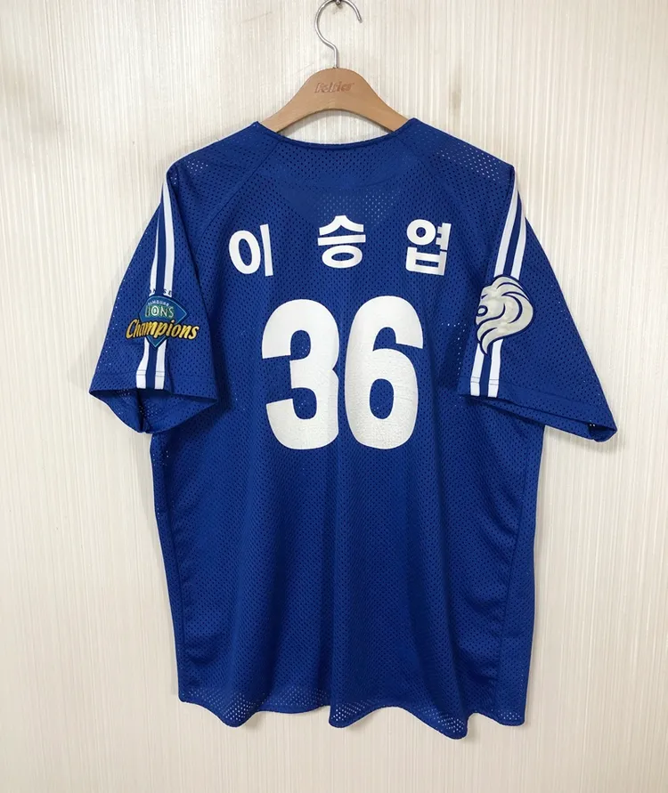 KBO 삼성라이온즈 02올드 (왕조)원정유니폼/져지100 #36 이승엽 이미지
