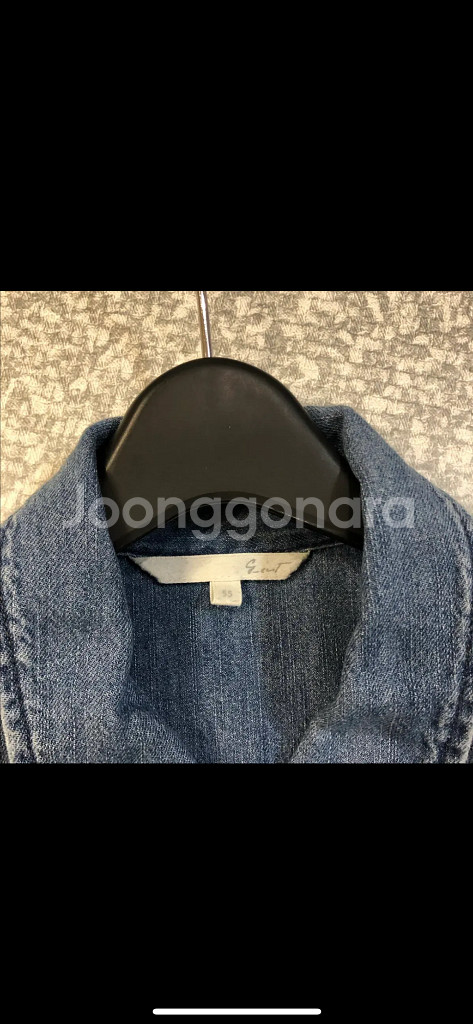 지컷 레터링 데님 셔츠 청 유니크 출근룩 자켓 셔킷 셔켓 gcut 여자--4