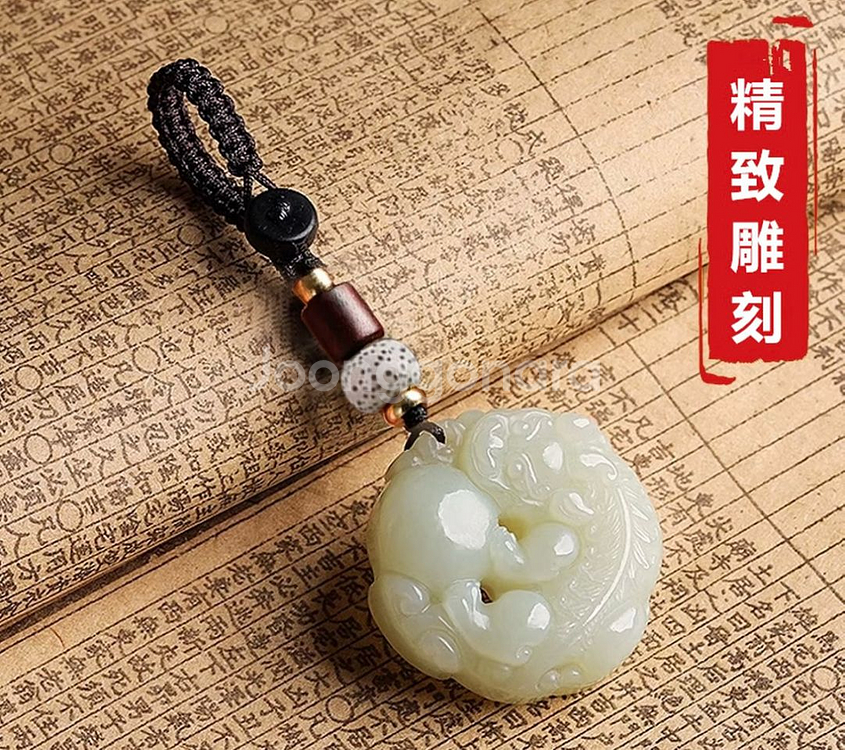 아이보리 꽃모양 장식품--0