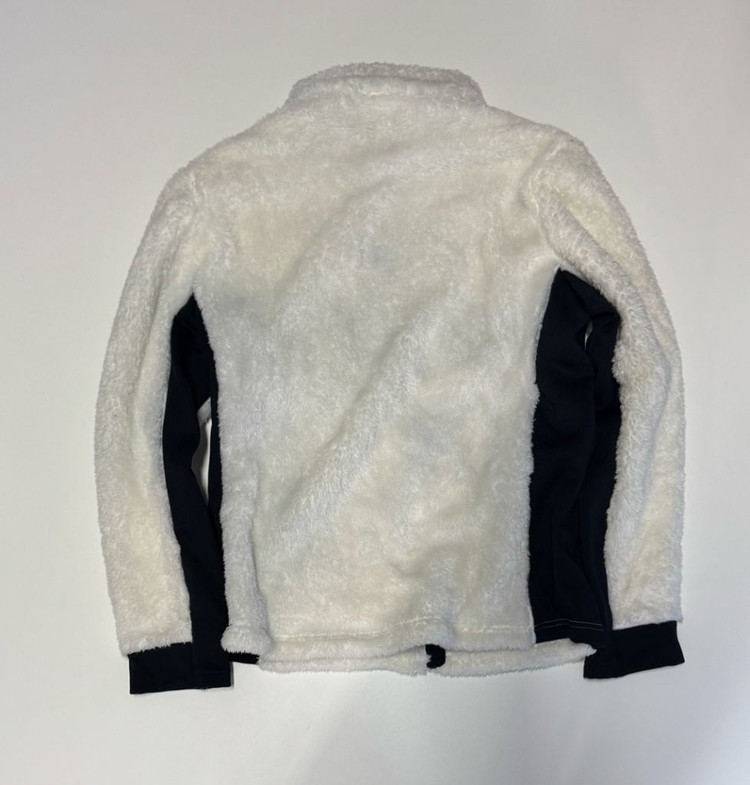 여성 밀레 Millet 화이트 뽀글이 플리스 자켓 이미지