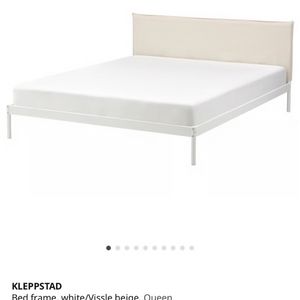 퀸사이즈 침대프레임 + 매트리스 세트 이미지