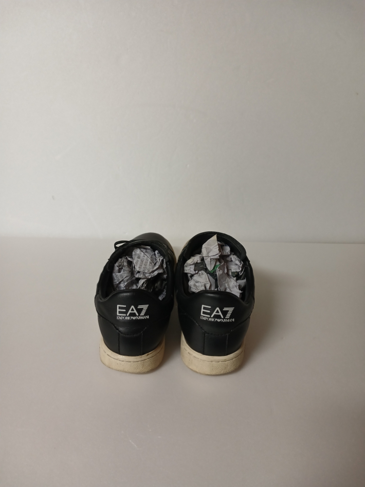 235)엠포리오 아르마니 이글 로고 가죽 스니커즈 이미지