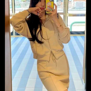 마리마켓 후드집업+스커트+팬츠 트레이닝 세트 이미지