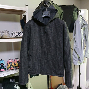 아르마니 익스체인지 양면 니트 점퍼 바람막이 자켓