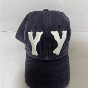 오픈와이와이 하트 본 볼캡 모자 네이비