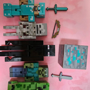 마인크래프트 jazwares 액션피규어 정품