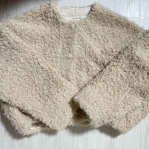 달리호텔 뽀글이 크롭자켓