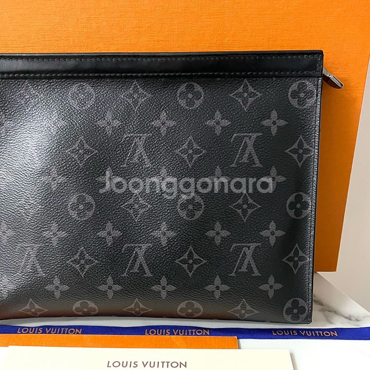 [A급/정품] 루이비통 이클립스 포쉐트 보야주 클러치 백--4