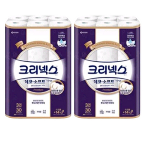 데코앤소프트 화이트 60롤