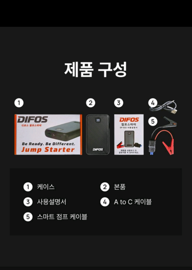 1300A 자동차 점프스타터 고출력 차량용 비상시동기 충전 보조배터리1300A 고출력 자동차 점프스타터입니다. 차량 이미지