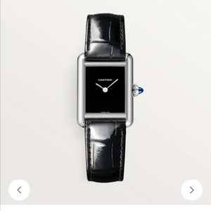 까르띠에 탱크 머스트 스몰 블랙다이얼