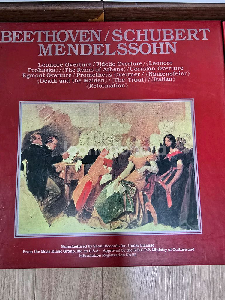 클래식 LP 바이닐 레코드 세트--4