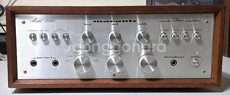 마란츠 1060 인티앰프 (우드장착)--0