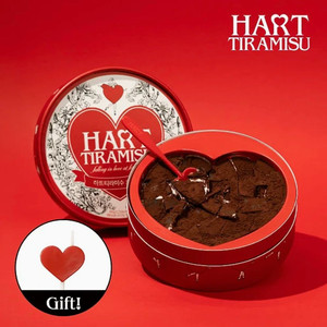 오리지널 하트 티라미수 케이크