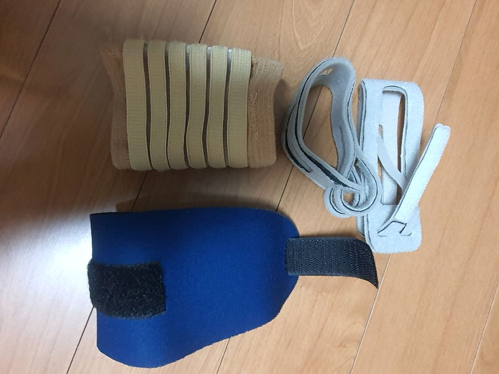 팔꿈치 손목 무릎 보호대, 온열주머니 일괄 판매--4