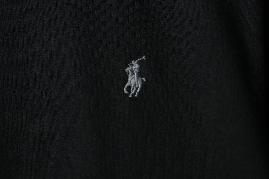 (S-M) 폴로 랄프로렌 맨투맨 티셔츠 블랙 포니--4