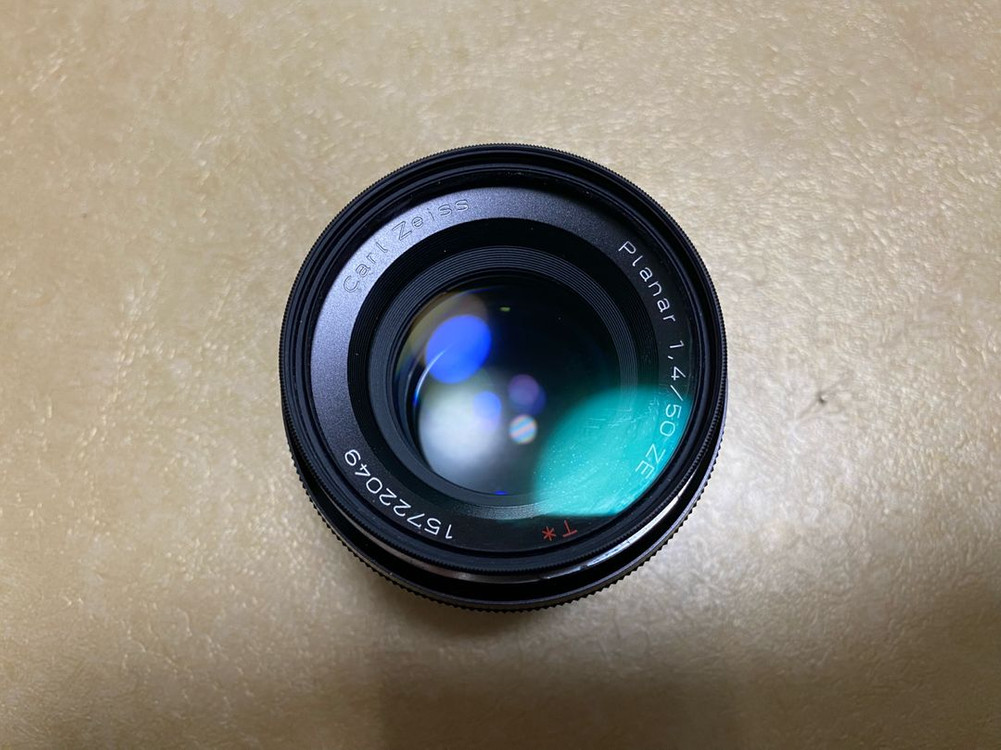 칼자이즈 플라나 f/1.4 ze 캐논 ef 마운트 50mm 1.4 판매합니다. 이미지