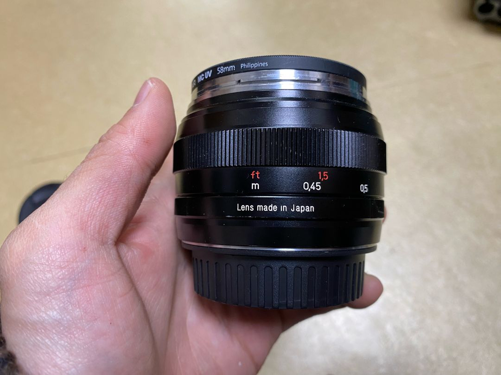 칼자이즈 플라나 f/1.4 ze 캐논 ef 마운트 50mm 1.4 판매합니다. 이미지