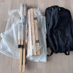 캠핑용 접이식 나무 테이블