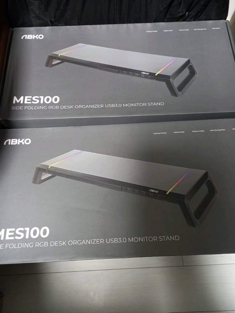 앱코 RGB받침대 미개봉 3개--0