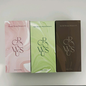 그로우어스 데미지 + 알게 + 씨솔트 샴푸 3종