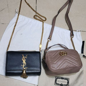생로랑 체인크로스백/ 구찌 체인크로스백