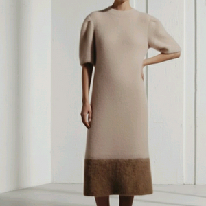구호 모헤어 울블렌드 롱니트 원피스 S사이즈